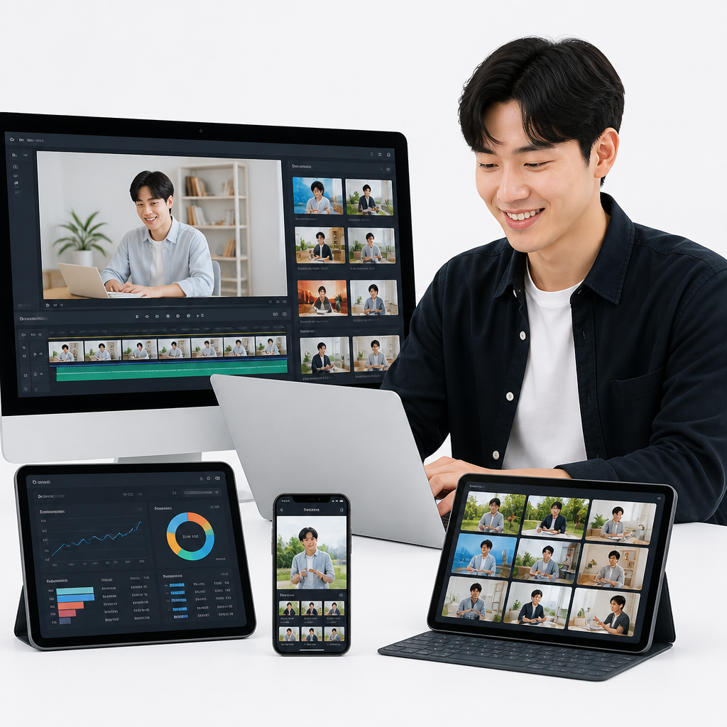 AI 영상 제작 클래스의 주요 기능과 장점 시각화
