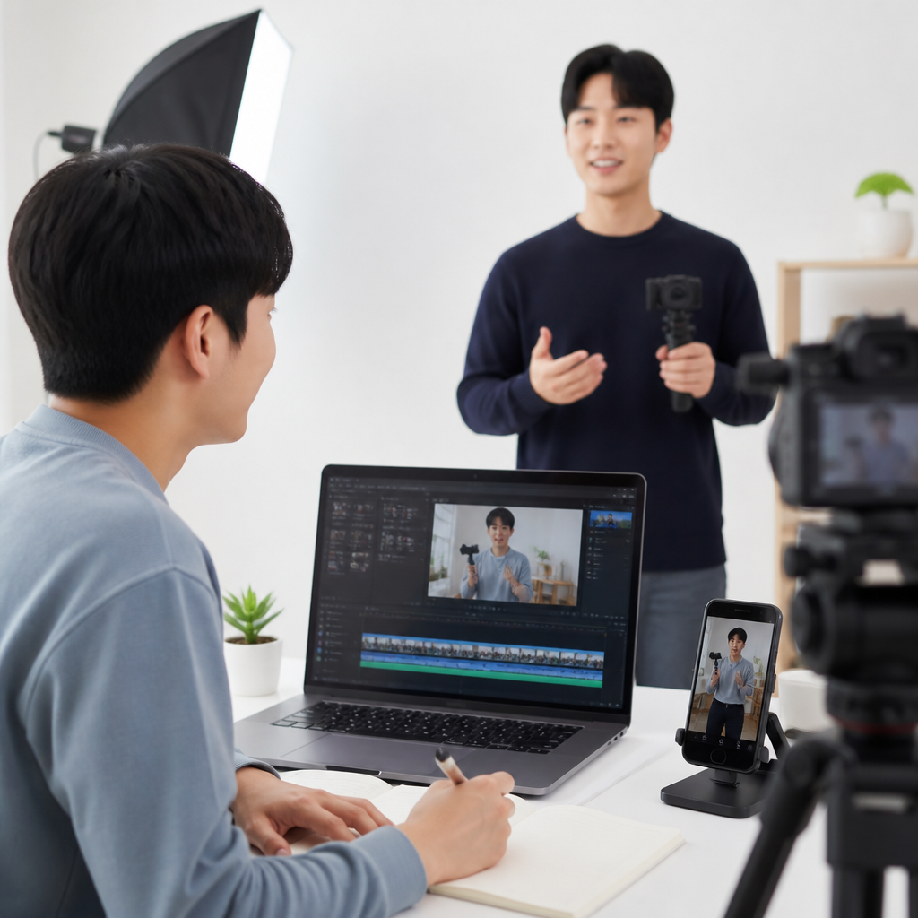 AI를 활용한 유튜버되기 쇼츠 롱폼 프로젝트 메인 이미지